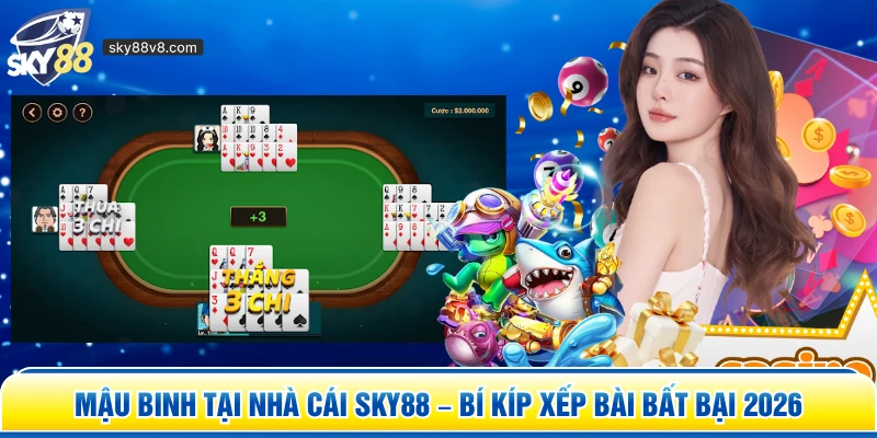 Mậu Binh Tại Nhà Cái Sky88 – Bí Kíp Xếp Bài Bất Bại 2026